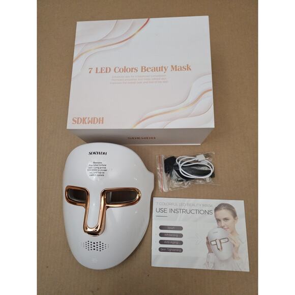 SDKWDH Light Therapy Face Mask 7 LED Painless - Picture 6 of 12